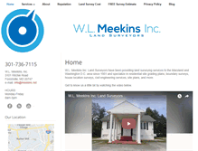 Tablet Screenshot of meekins.net